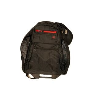 Protege 22" Black Rolling Backpack with Telescopic Handle